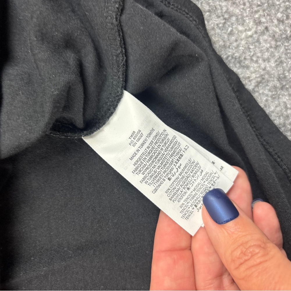 BODEN Women’s Black Boat neck T-Shirt Short Sleeved size: 12 - Picture 5 of 6